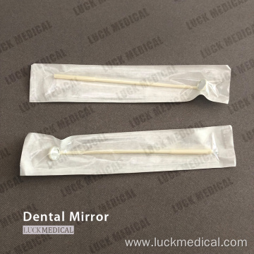 Medical Plastic Mouth Mirror Oral Inspection Use